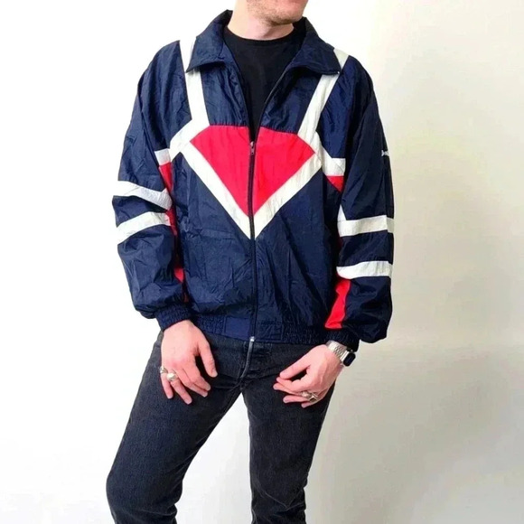 Vintage Y2K Spalding  Windbreaker Track Jacket - L4 - Picture 1 of 9